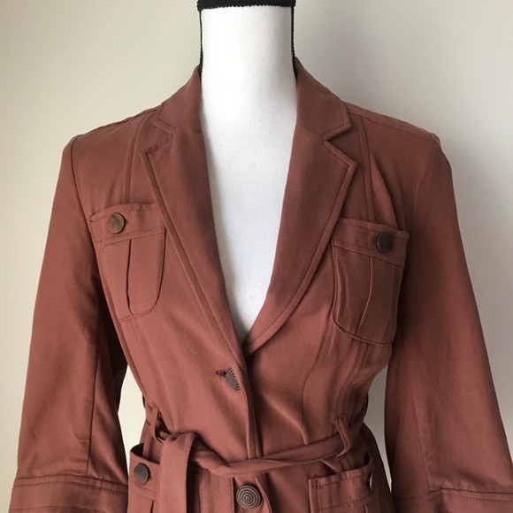 Anthropologie Cartonnier Brown Blazer Jacket - Picture 2 of 5